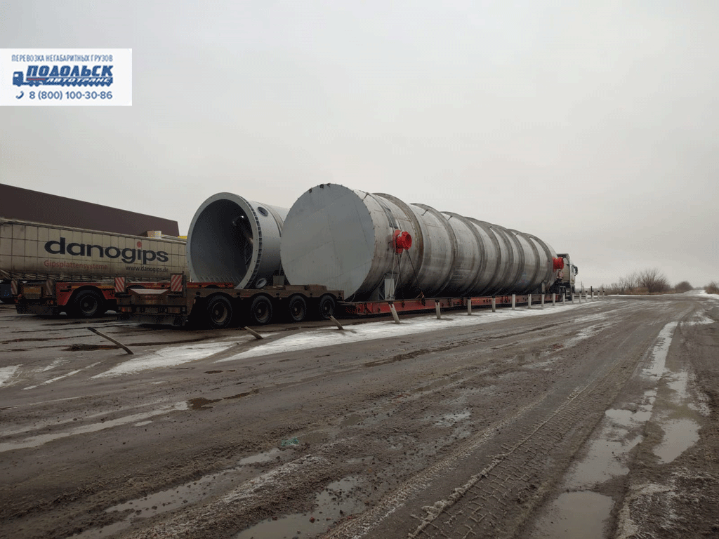 Перевозка колонны по Республике Беларусь - ПодольскАвтоТранс